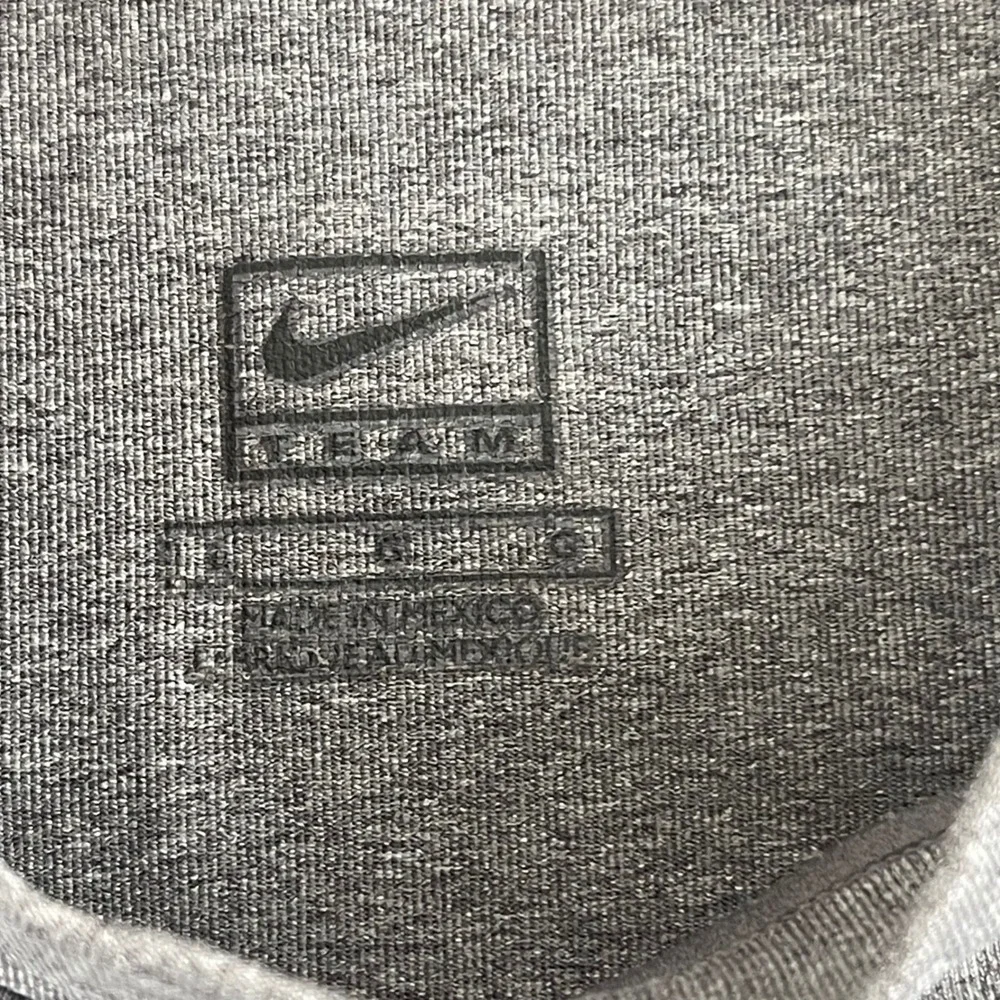 Nike Team Boys‎ Grey Black Custom NikeID NFTC Compression Athletic Shirt L
